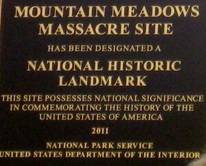 National Historic Landmark Plaque